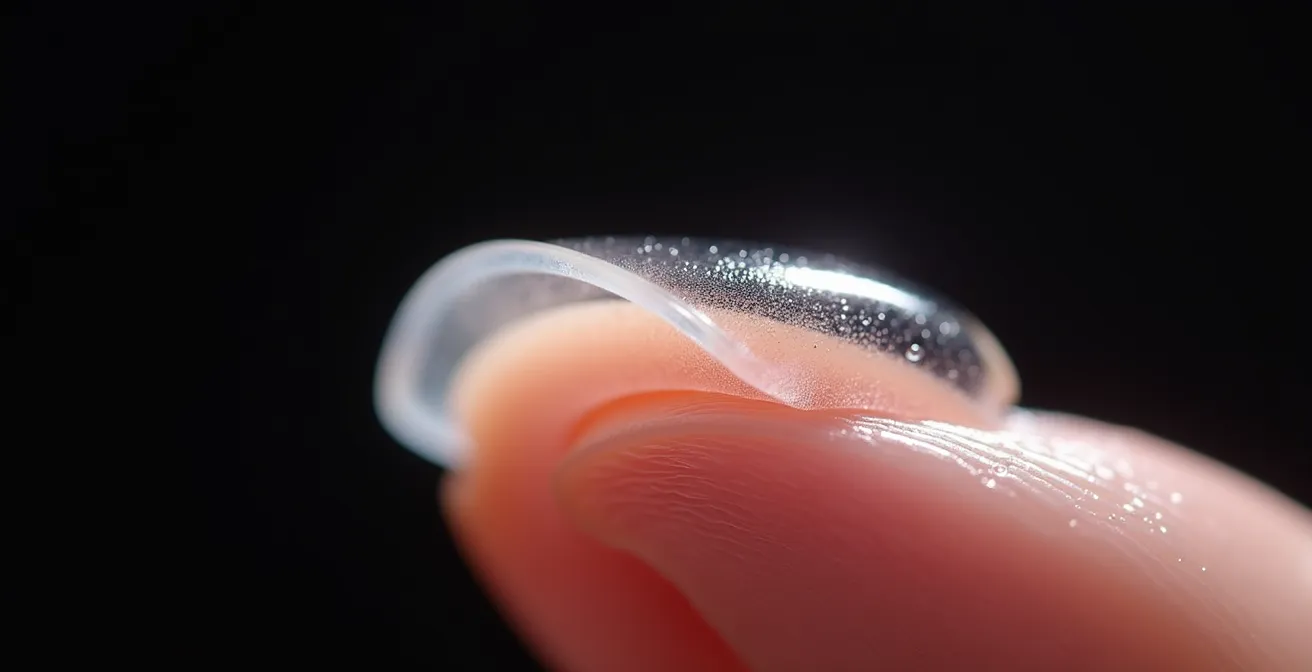 Vista macro de uña tratada con endurecedor mostrando la capa protectora