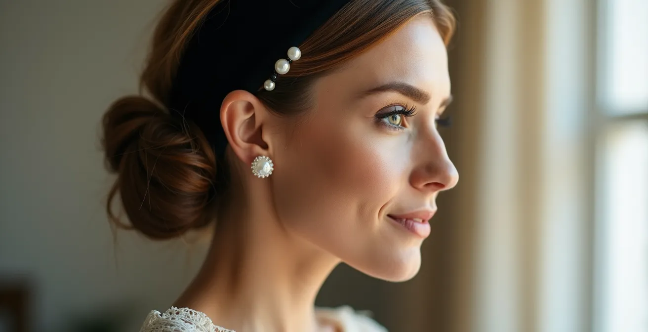 Accesorios para el pelo elegantes y sofisticados para mujeres maduras