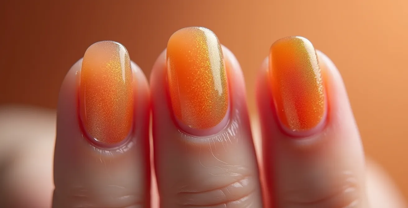 Primer plano de diferentes texturas de bases de uñas mostrando acabados alisador, nutritivo y endurecedor